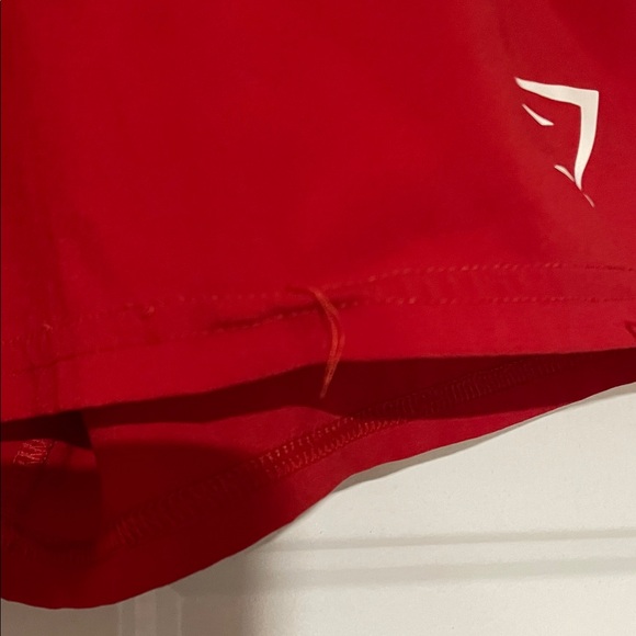 Gymshark Red Athletic Shorts, Size Small - Picture 2 of 5